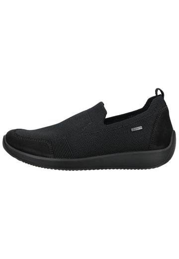 Slipper ara Slipper Leder/Textil Schwarz