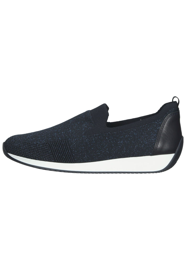 Slipper ara Slipper Textil Metallic Blau
