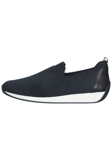 Slipper ara Slipper Textil Metallic Blau