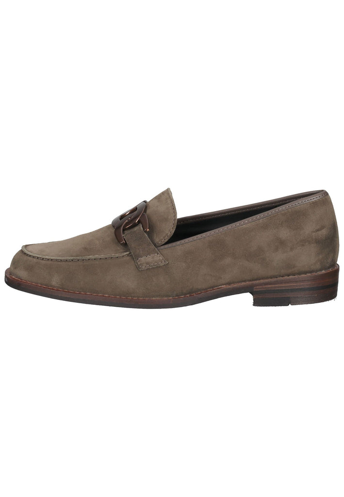 Slipper ara Slipper Veloursleder Dunkelgrün