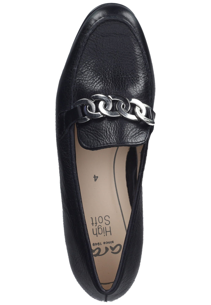 ara Slipper Leder Blau