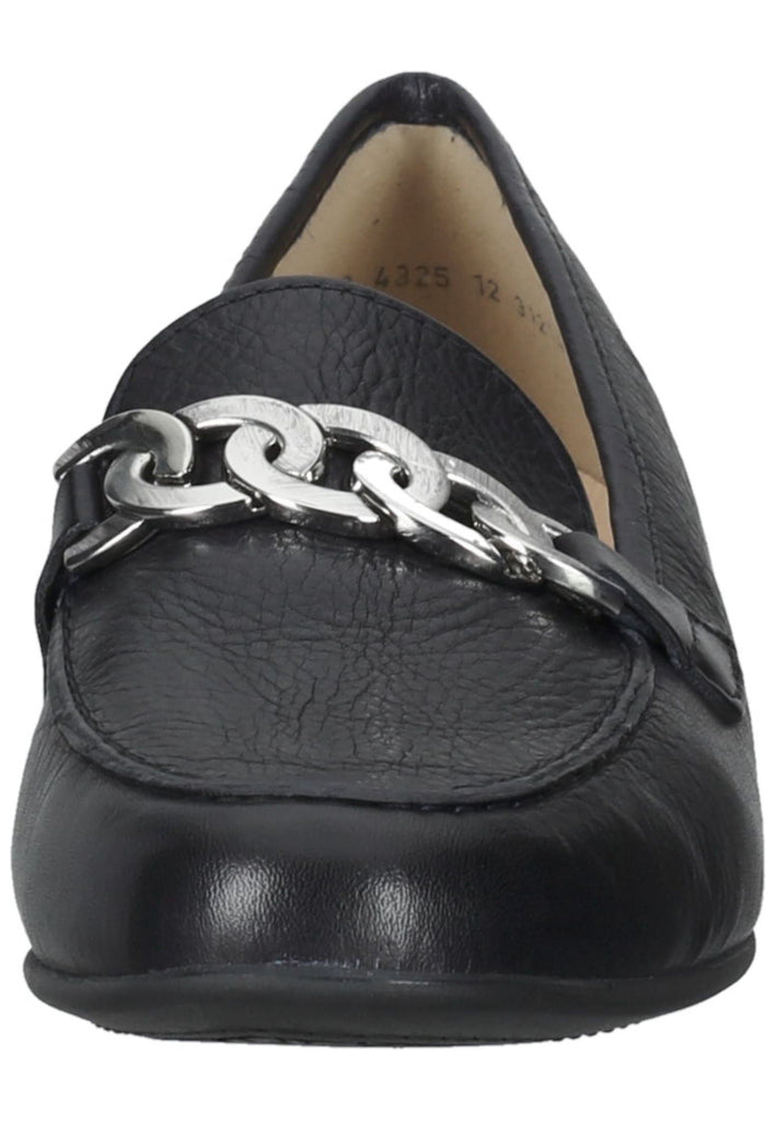 ara Slipper Leder Blau