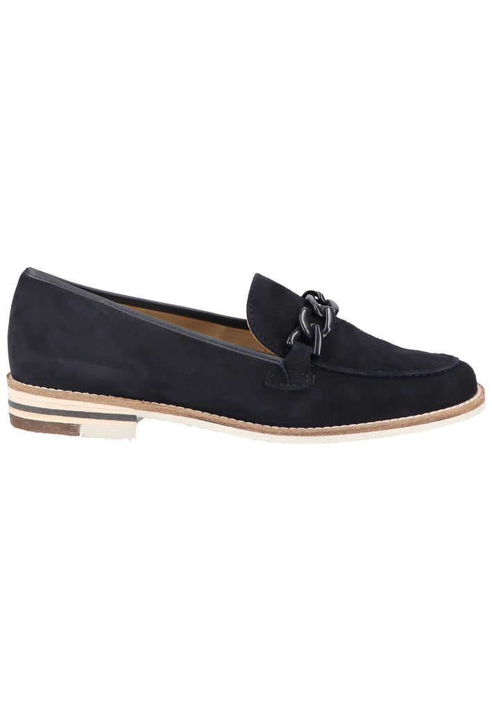ara Slipper Leder Blau