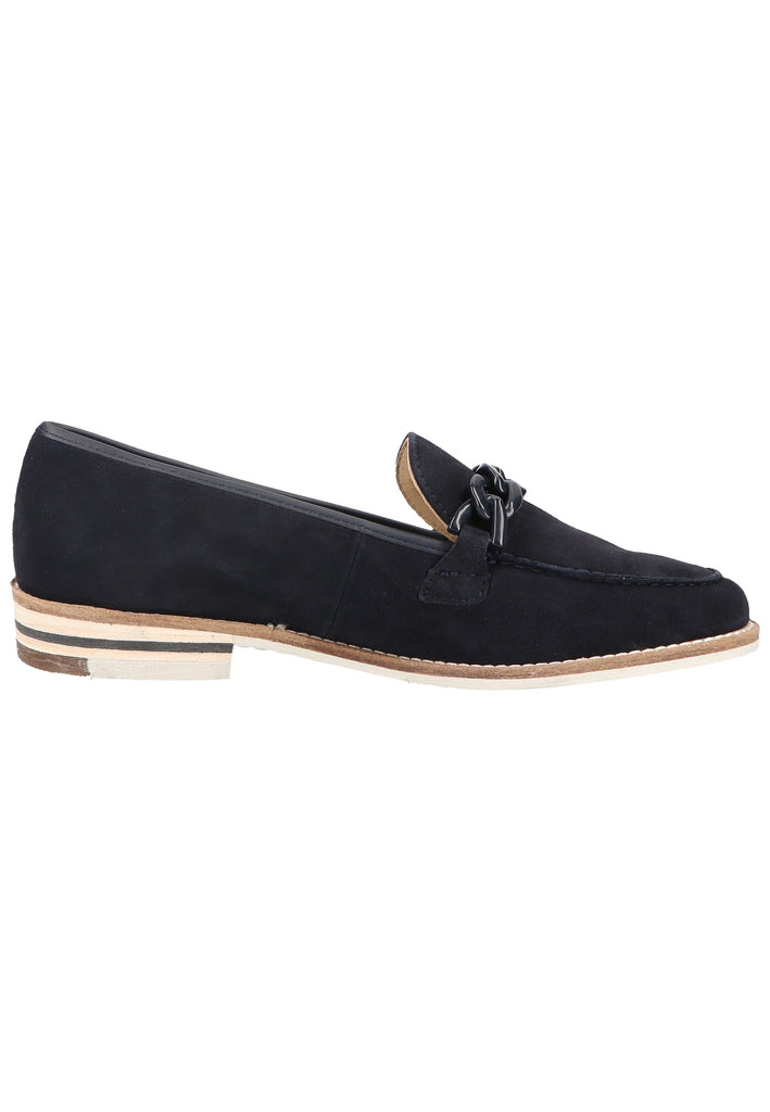 ara Slipper Leder Blau