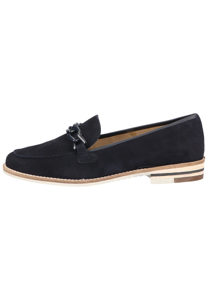 ara Slipper Leder Blau