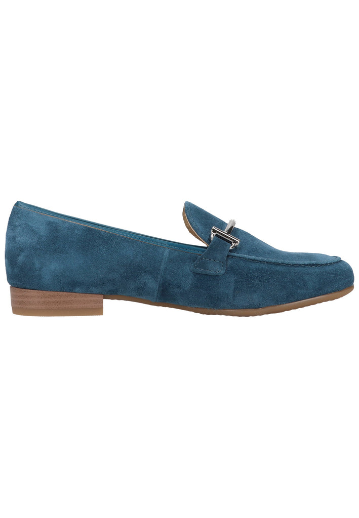 ara Slipper Leder Blau