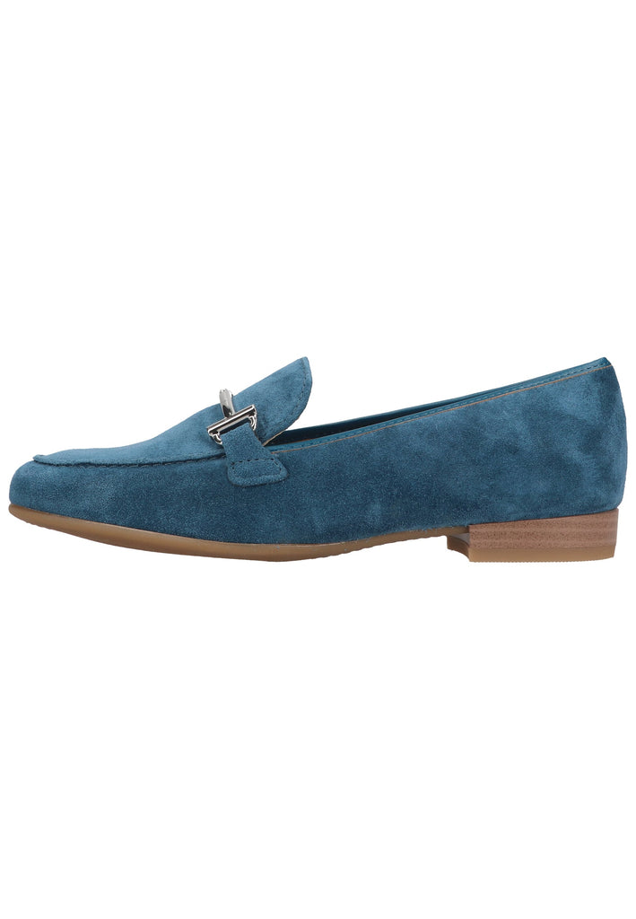 ara Slipper Leder Blau