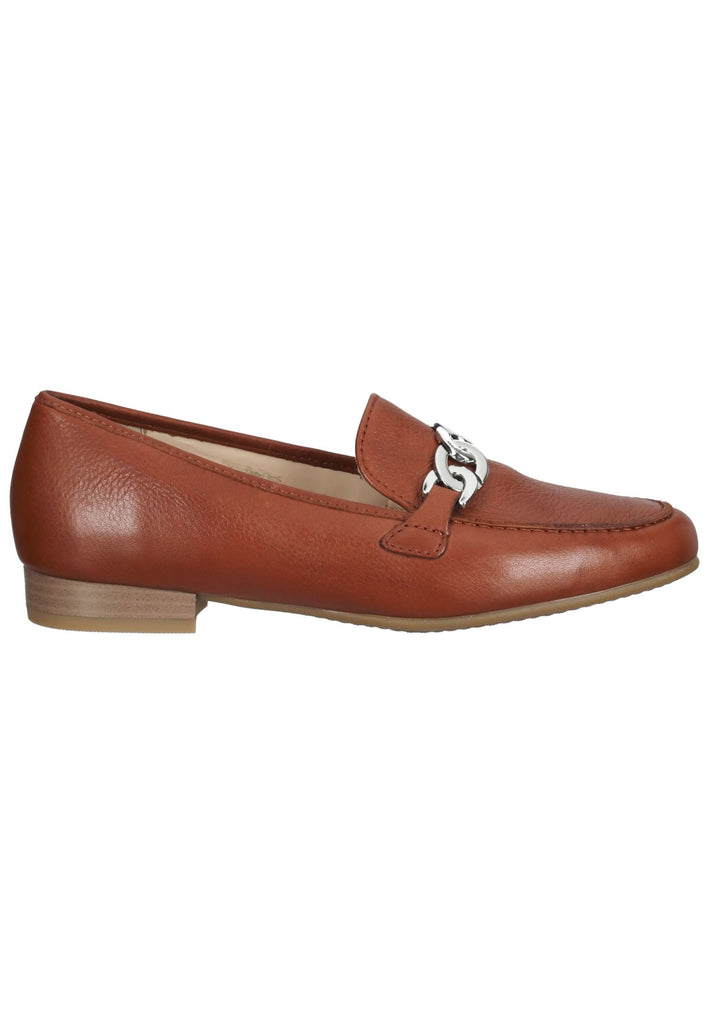 ara Slipper Leder Brandy
