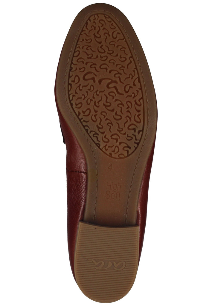 ara Slipper Leder Brandy