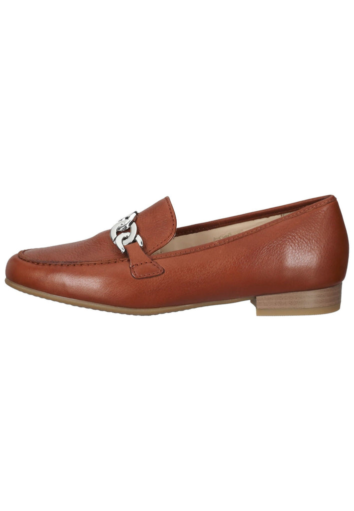 ara Slipper Leder Brandy