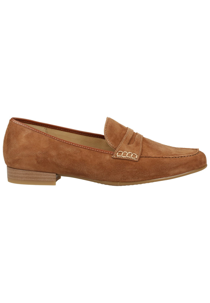 ara Slipper Leder Cognac