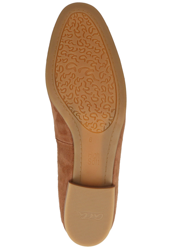 ara Slipper Leder Cognac