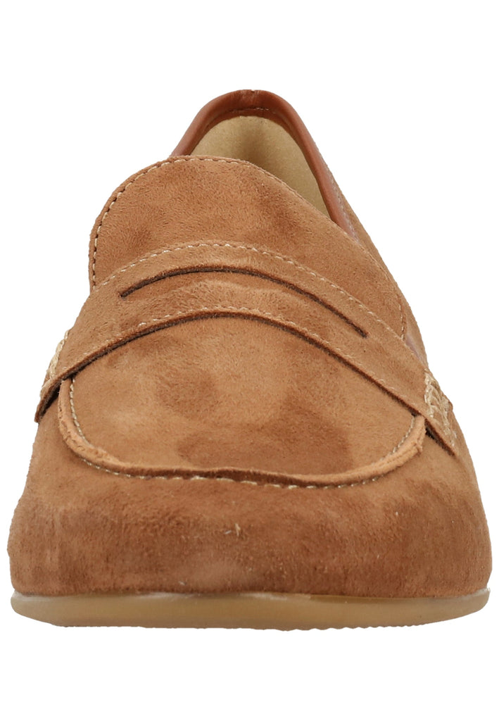 ara Slipper Leder Cognac