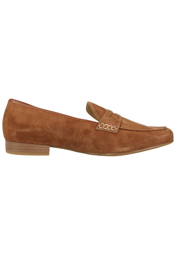ara Slipper Leder Cognac