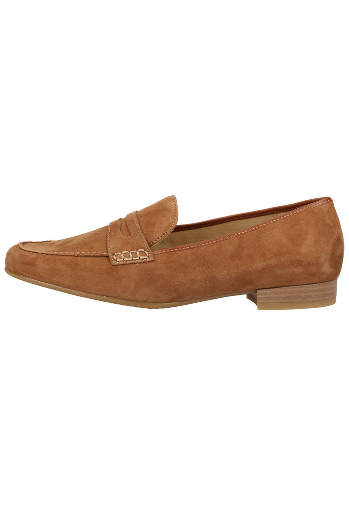 ara Slipper Leder Cognac