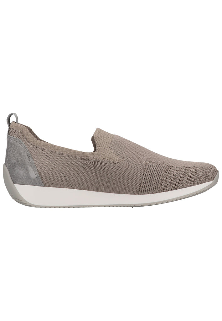 ara Slipper Leder Grau