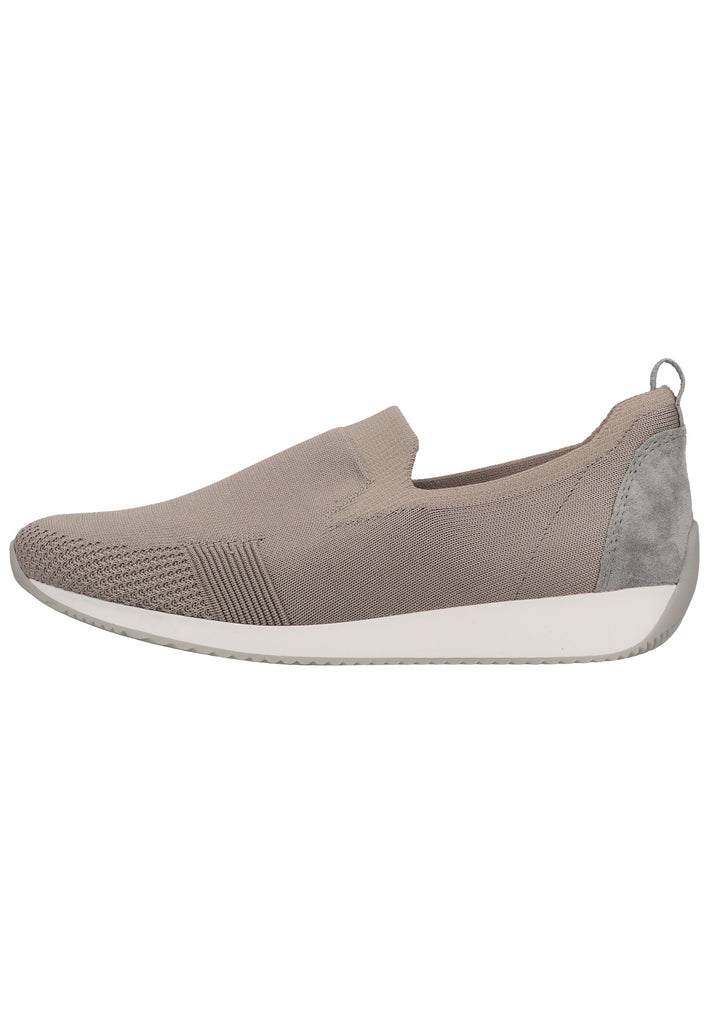 ara Slipper Leder Grau