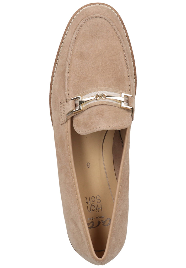 ara Slipper Leder Sand