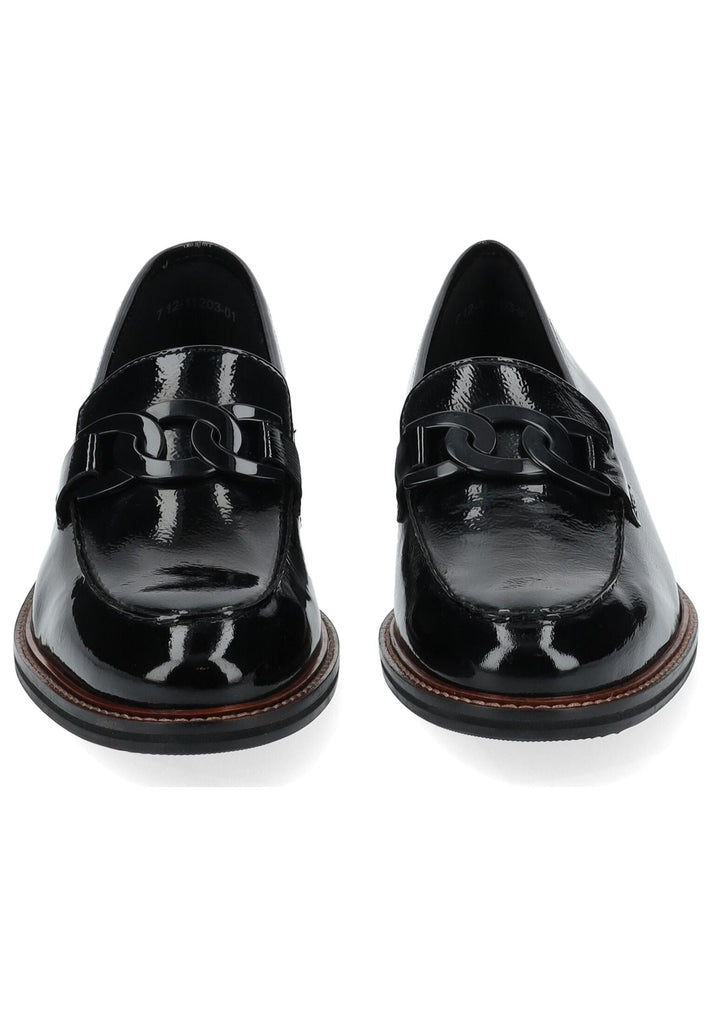 ara Slipper Leder Schwarz