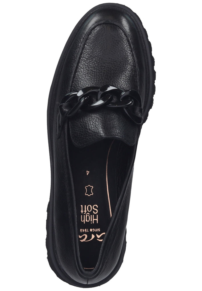 ara Slipper Leder Schwarz