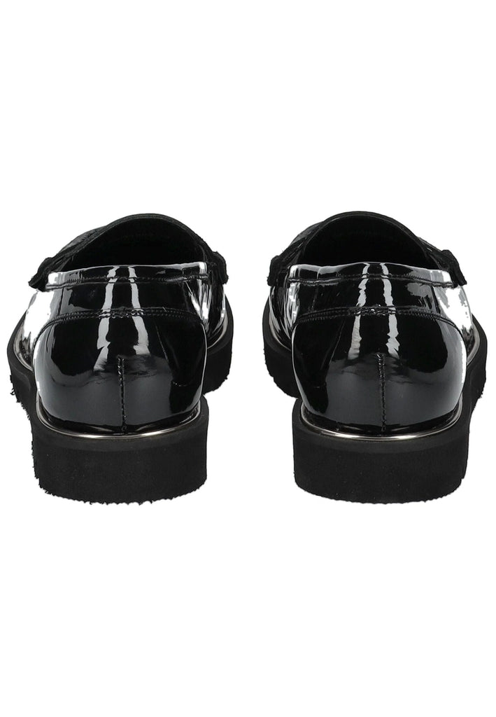 ara Slipper Leder Schwarz Lack