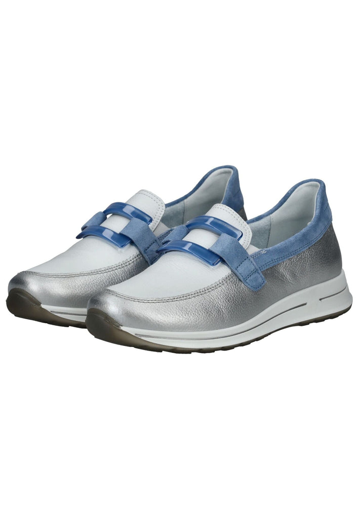 ara Slipper Leder Silber