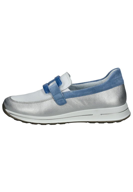 ara Slipper Leder Silber
