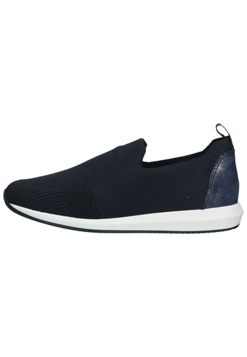 ara Slipper Lederimitat Dunkelblau