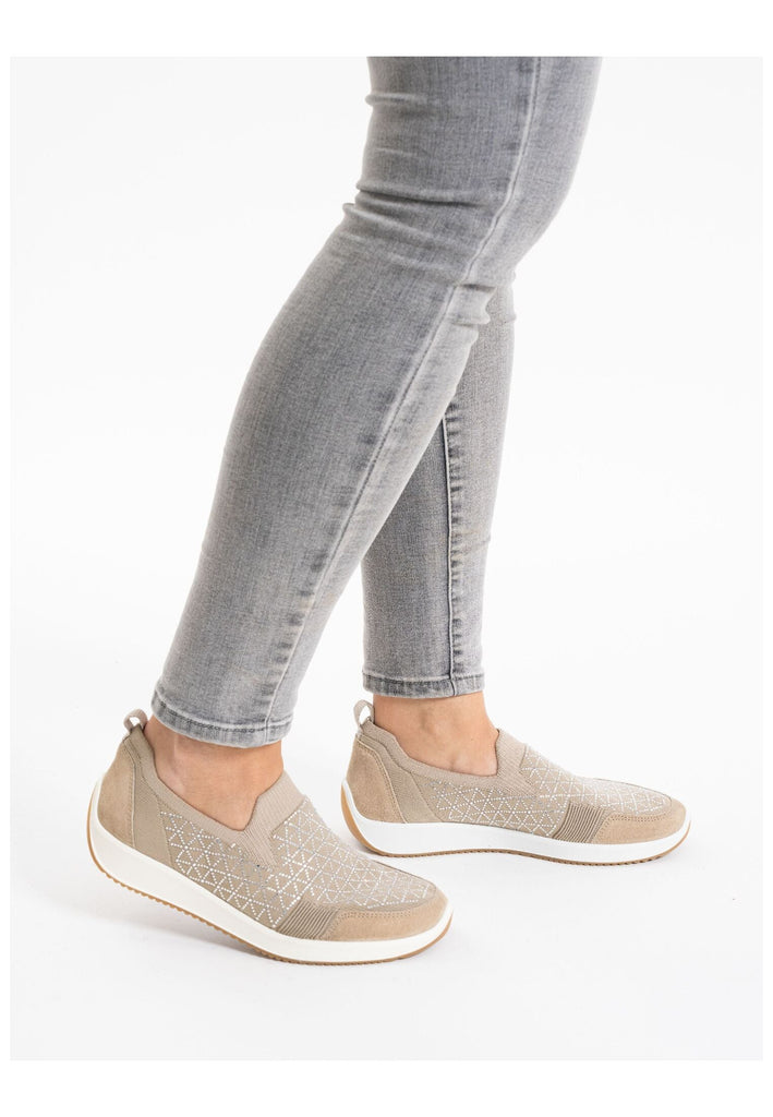 ara Slipper Textil Beige