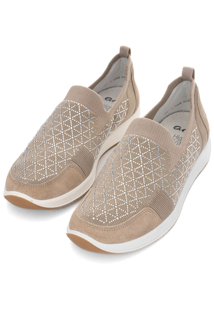 ara Slipper Textil Beige