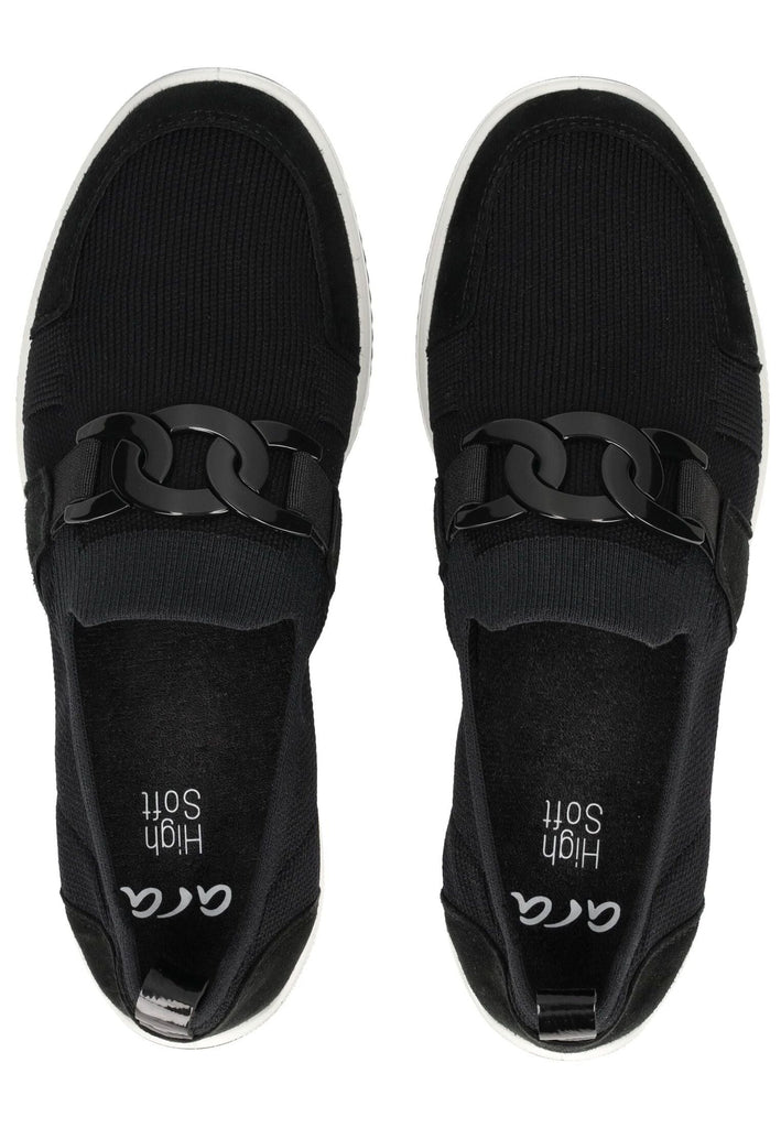 ara Slipper Textil Schwarz