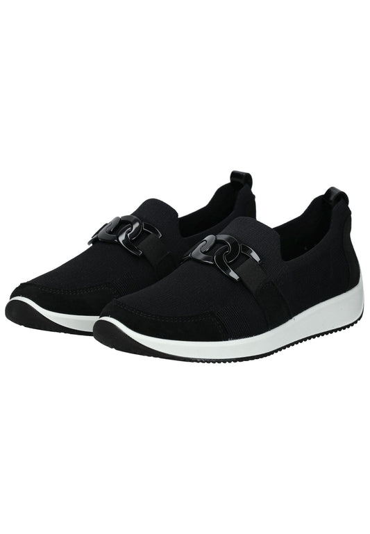 ara Slipper Textil Schwarz
