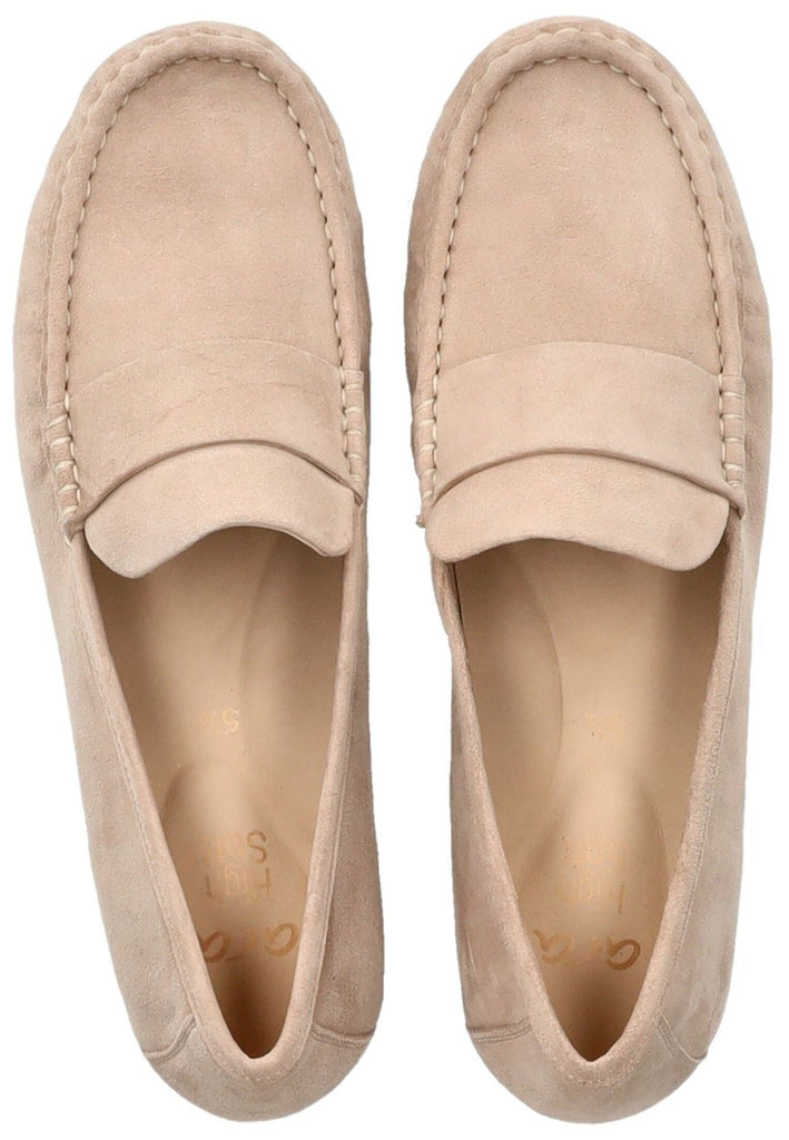 ara Slipper Veloursleder Sand
