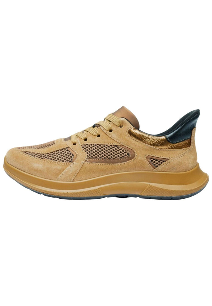 Sneaker ara Sneaker Leder Dunkelbeige