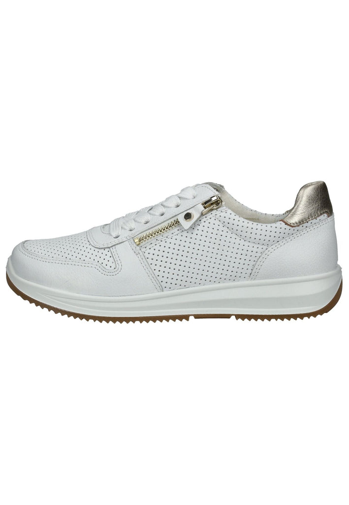 Sneaker ara Sneaker Leder Weiß/Gold
