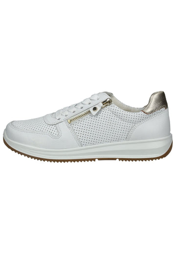 Sneaker ara Sneaker Leder Weiß/Gold