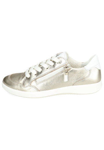 Sneaker ara Sneaker Leder Weiß/Gold