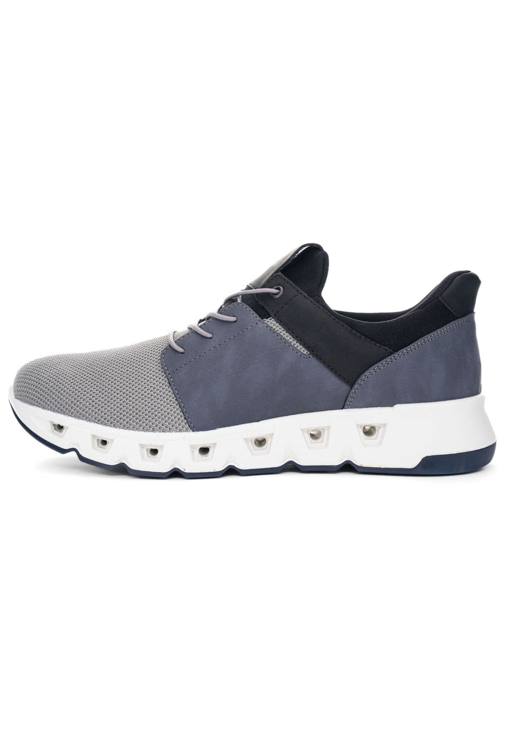 Sneaker ara Sneaker Lederimitat Grau/Blau