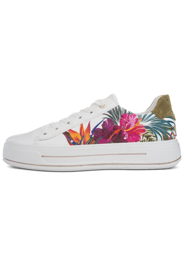 Sneaker ara Sneaker Lederimitat Weiß