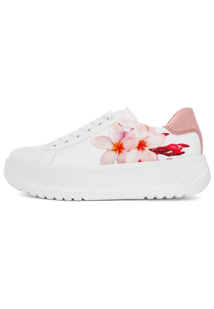 Sneaker ara Sneaker Lederimitat Weiß