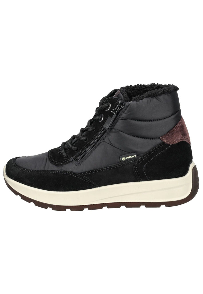 Sneaker ara Sneaker Textil Schwarz/Braun Warmfutter