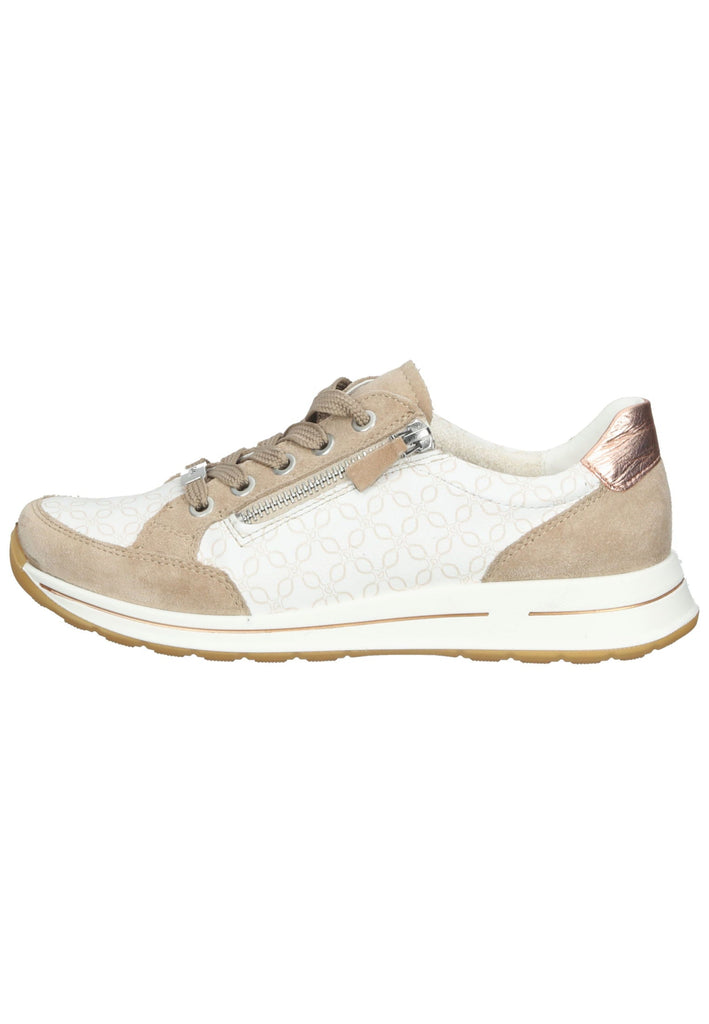 Sneaker ara Sneaker Veloursleder Beige/Rosa