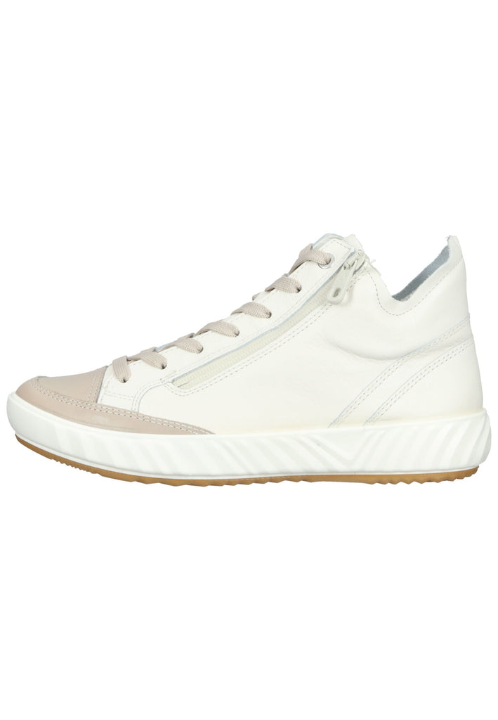 ara Sneaker Glattleder Beige/Braun