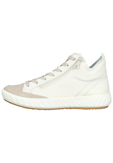 ara Sneaker Glattleder Beige/Braun