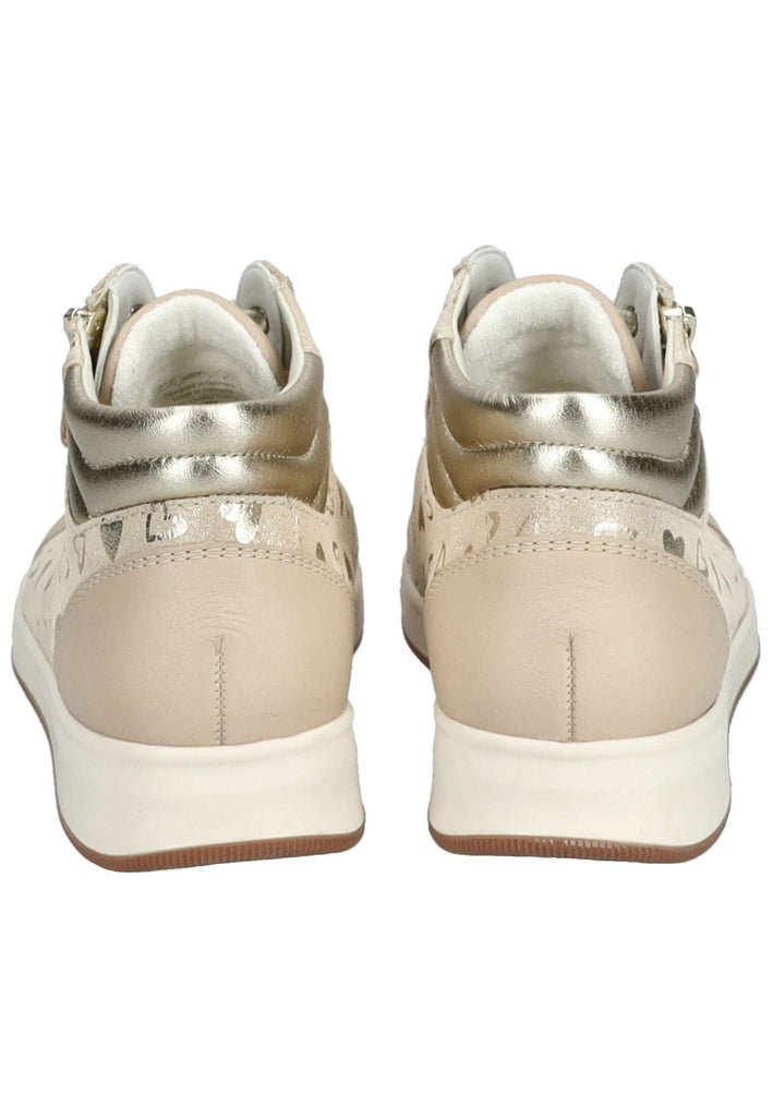 ara Sneaker Leder Beige/Gold