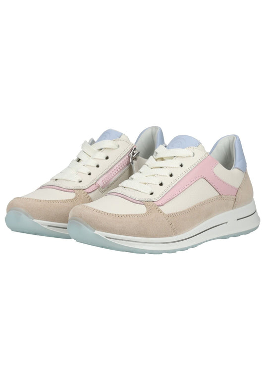ara Sneaker Leder Beige/Pink