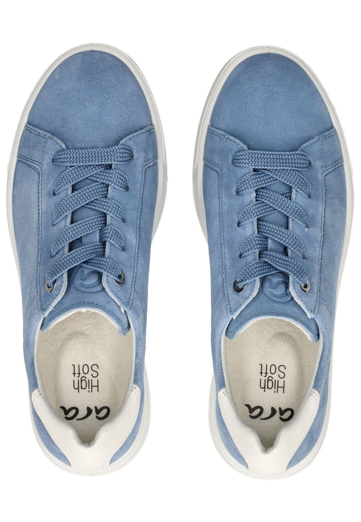 ara Sneaker Leder Blau/Weiß