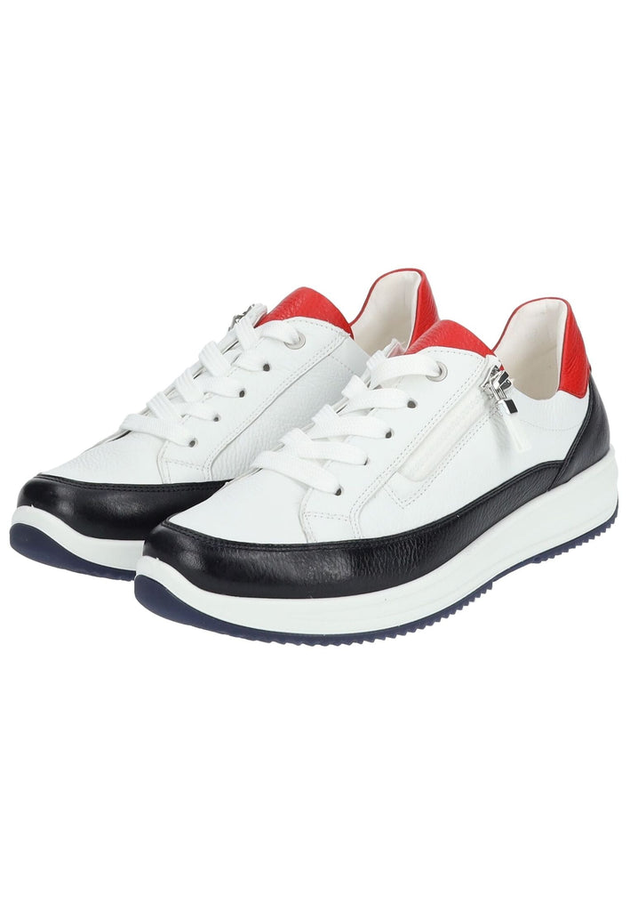 ara Sneaker Leder Blau/Weiß