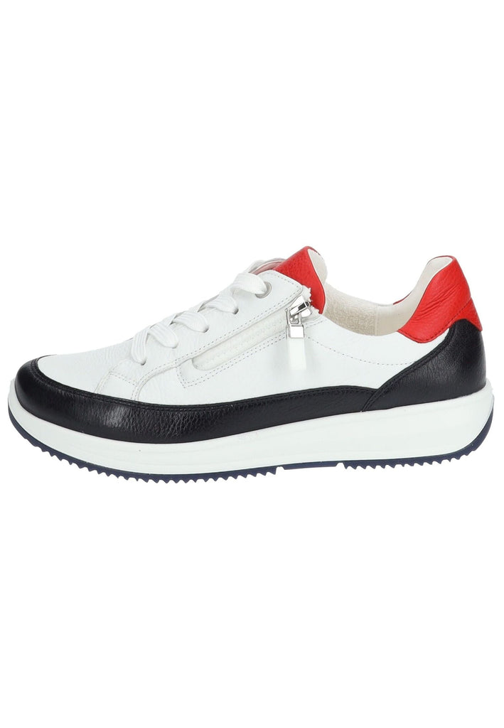 ara Sneaker Leder Blau/Weiß