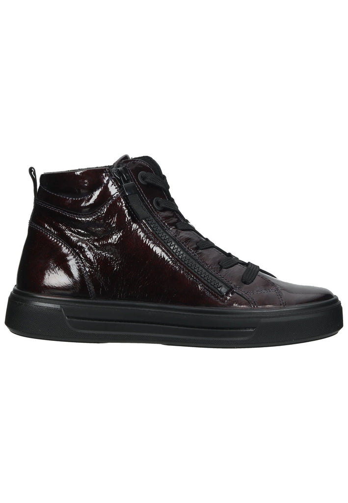 ara Sneaker Leder Bordeaux